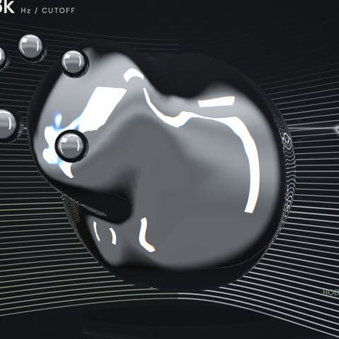The orb in Quicksilver: a blob of mirror-bright mercury with small beads breaking away from it.